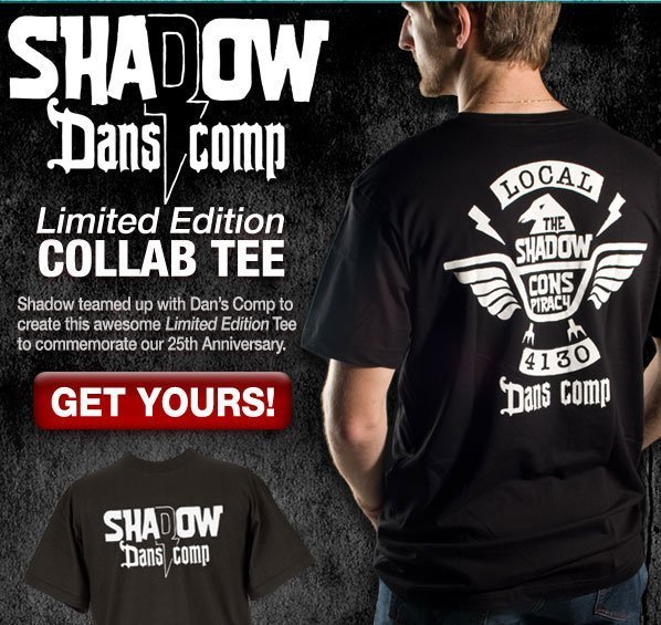 Shadow X Dan's Comp 25th Anniversary Collab Tee