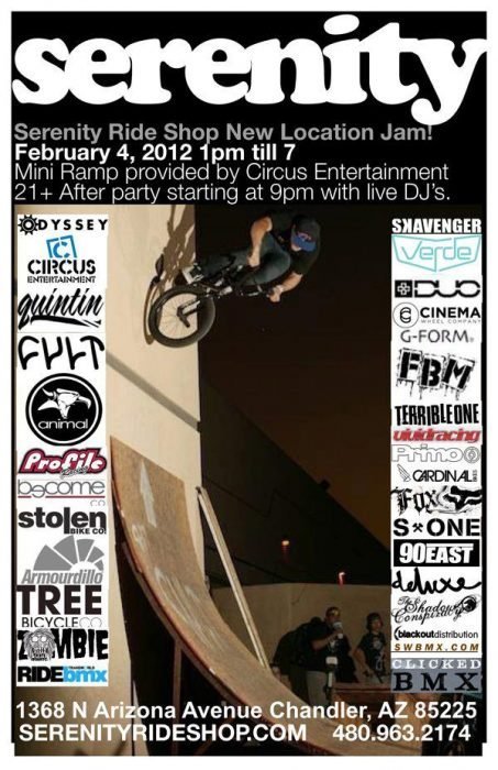 Serenity Rideshop Jam Sponsored by Shadow