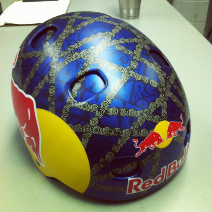 Drew Bezanson New Red Bull Helmet