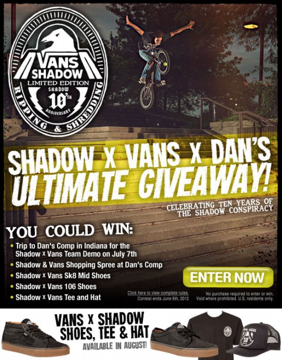 Shadow x Vans Shoe Giveaway