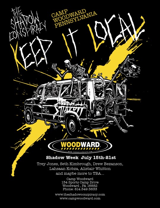 Shadow KIL Tour Woodward Stop Flyer