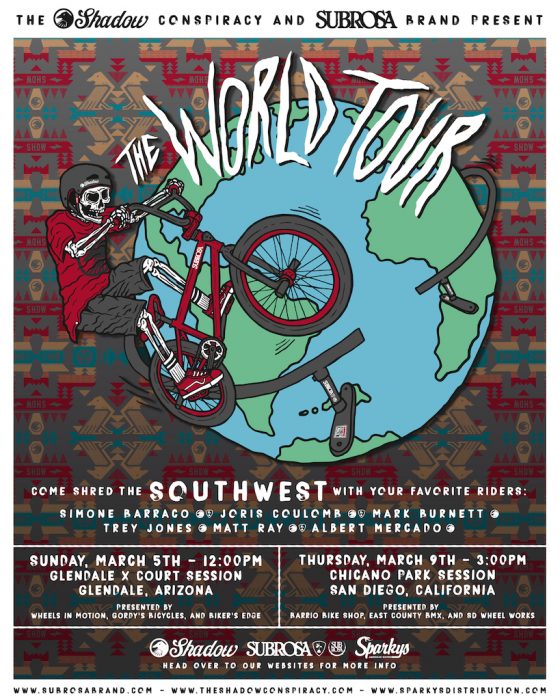 shadow subrosa world tour southwest flyer the shadow conspiracy gordy s flyer